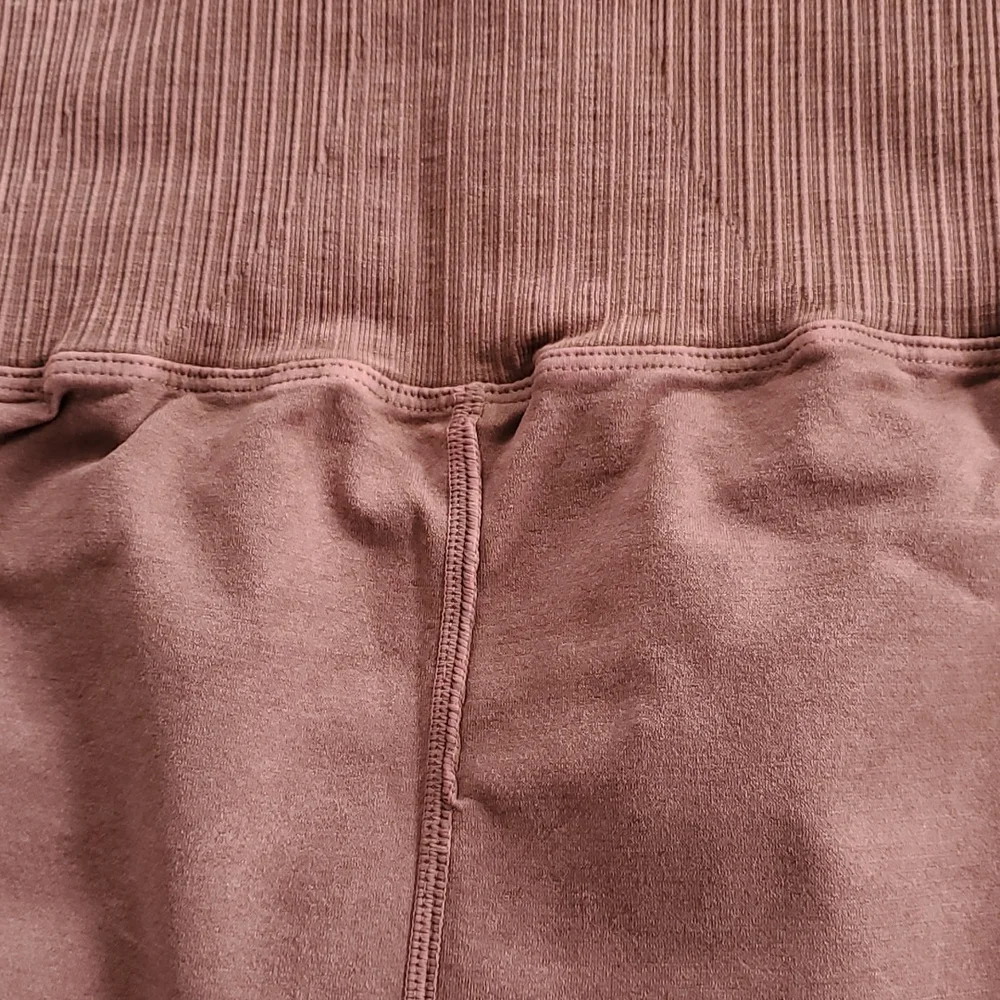 M/L Free People Good Karma Running Shorts and Square Neck Bra Set Violet Umber - Picture 11 of 14